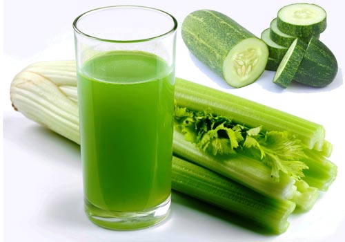 Nước ép dưa chuột và cần tây chữa bệnh gout