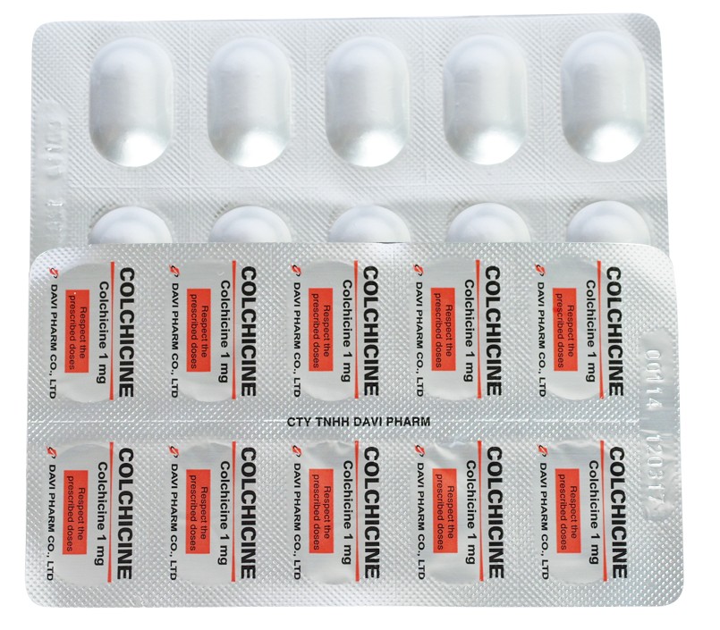 Thuốc Colchicine 1mg