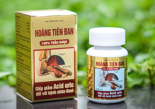 Sản phẩm hoàng tiên đan chữa bệnh gout
