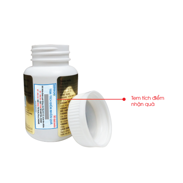 ưu đãi hoàng tiên đan - Vỏ lọ Hoàng Tiên Đan