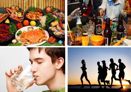 bí quyết giảm acid uric tại nhà