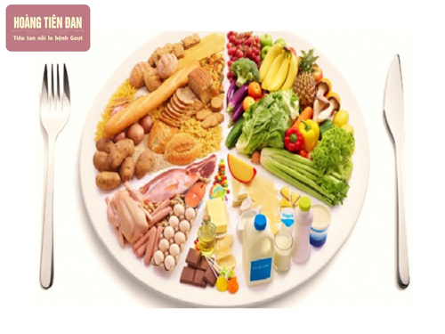 Nên có chế độ ăn uống hợp lý để hạn chế tình trạng bệnh gout
