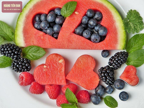 Người bị bệnh gout nên ăn các loại hoa quả có hàm lượng purin thấp