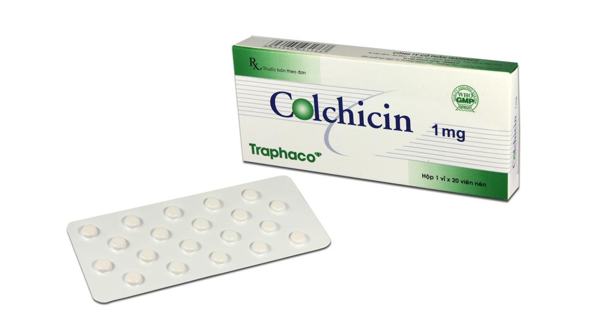 Colchicin được sử dụng rộng rãi trong điều trị gút cấp