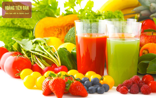 Trái cây và rau xanh rất tốt cho xương khớp