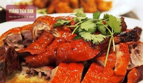 Thịt vịt đối với người bị gout