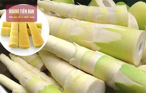 Măng là thực phẩm mà người bị gout cần tránh