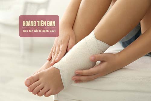 Cố định phần bị bong gân