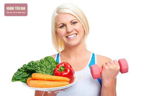Nên có chế độ ăn uống và vận động hợp lý để kiểm soát bệnh gout