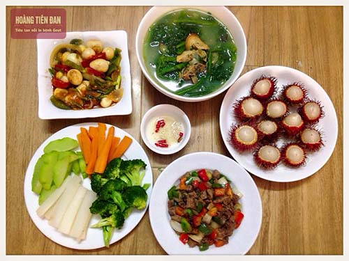 Chế độ ăn thông minh cho người acid uric máu cao