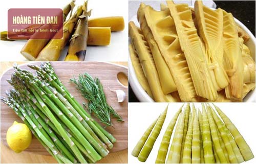  Acid uric cao cần tránh sử dụng các loại măng