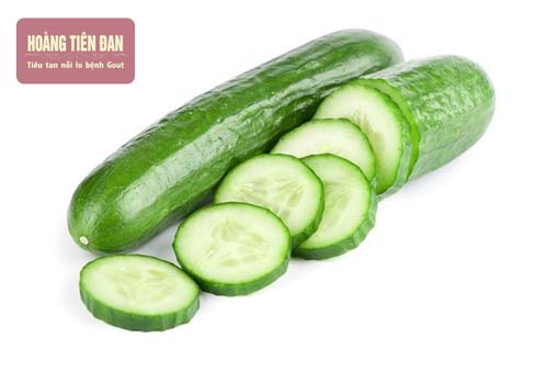 Dưa chuột là thực phẩm rất tốt cho người bị tăng acid uric máu