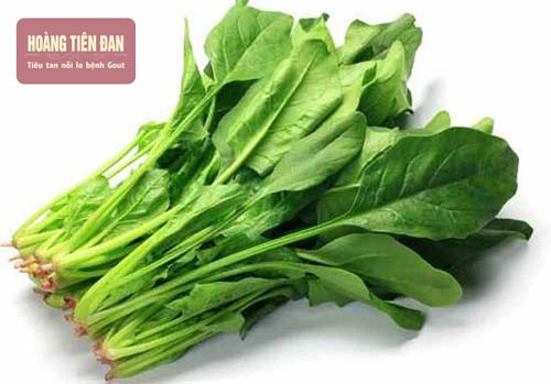 Cải bó xôi giúp tăng cường sức đề kháng cho người bị sỏi thận.