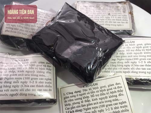 Cao gắm mang đến hiệu quả cao trong điều trị gout