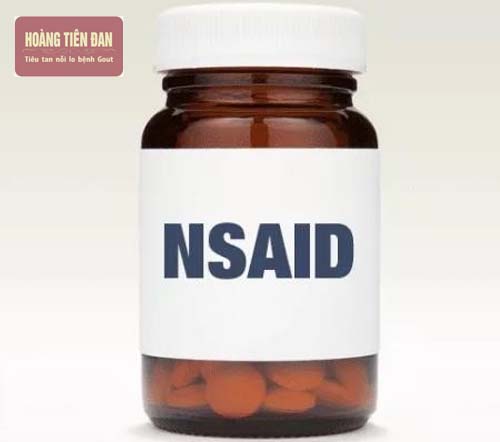 Đau khớp cổ chân do viêm gân dùng các thuốc kháng viêm không chứa steroid (NSAID)
