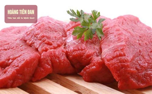  Người bị sỏi thận cần tránh ăn các loại thịt đỏ.