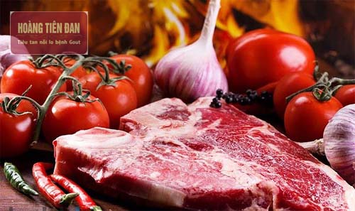 Ăn thực phẩm chứa nhiều nhân purin là nguyên nhân chính dẫn đến gout.