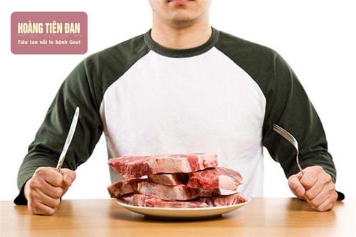  Sử dụng thực phẩm chứa nhiều nhân purin sẽ khiến nguy cơ mắc gout cao.