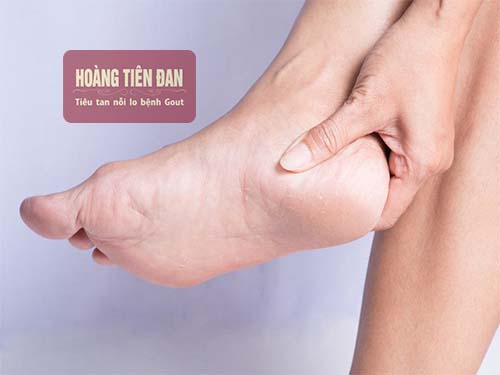 Gót chân cũng là một vị trí có thể đau khi bị gout