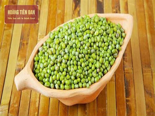  Đậu xanh giàu chất xơ rất tốt cho người bị gout.