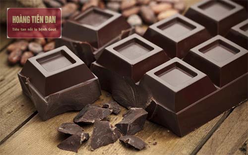 Ăn sô cô la giúp đào thải acid uric trong máu tốt.