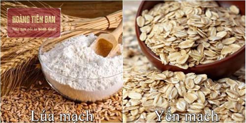 Lúa mì, yến mạch, lúa mạch là một trong những thực phẩm người bị viêm khớp cổ chân nên kiêng.