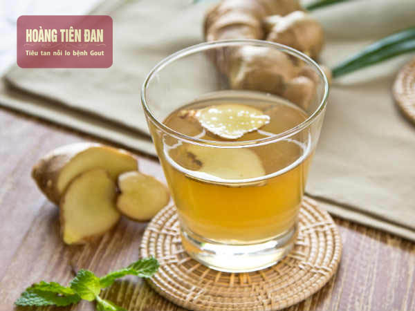 Trị gút từ ngoài vào trong với gừng