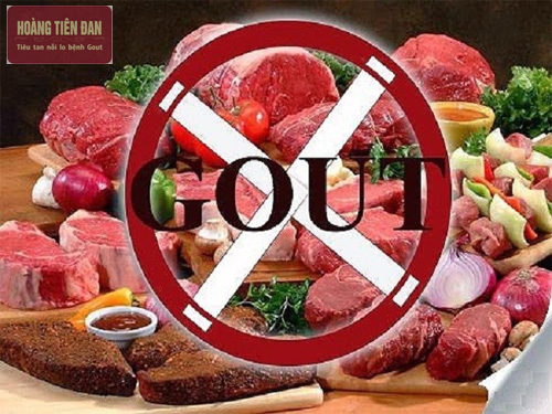 Người bệnh gout không nên ăn các loại thịt đỏ