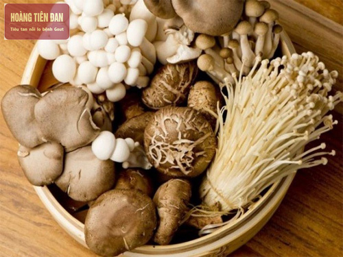 Người bị bệnh gút cũng không nên ăn nấm